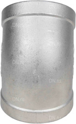 Отвод (полуотвод) ВР-ВР-304 1/4″ Ду8 Ру16 угол 45°, корпус - нержавеющая сталь 304, присоединение - внутренняя / внутренняя резьба
