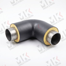Отвод ППУ ПЭ укороченный 09Г2С ГОСТ 10704-91/10705-80 114х4