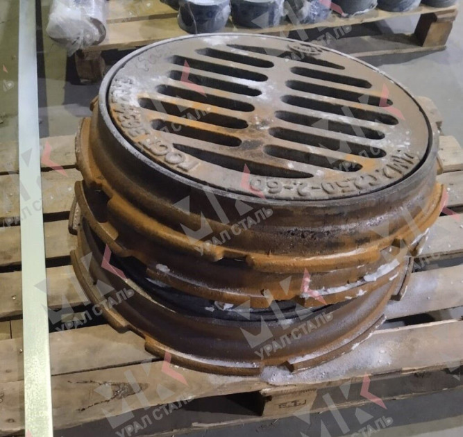 Дождеприемник чугунный ДБ2 (В125)-1-60 (120) в Алматы
