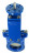 Задвижка шиберная GVKN1331N-2W-Fb-ISO Ду125 Ру16 двусторонняя, межфланцевая, шпиндель - невыдвижной, корпус - чугун GGG40, шибер - нержавеющая сталь 304, уплотнение - NBR, с ISO-фланцем и голым штоком, круглый шток 18, F10 в Алматы