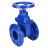 Задвижка клиновая 30ч39р (аналог МЗВ) GVWN1414E-2W-F-S blue Ду40 Ру10/16 фланцевая, корпус - чугун GGG50, уплотнение - EPDM, со штурвалом и невыдвижным штоком, цвет - синий в Алматы