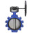 Затвор дисковый поворотный WBV1631E-2W-Fb-R Ду200 Ру16 LUG межфланцевый, корпус - чугун QT450, диск - нержавеющая сталь 304, уплотнение - EPDM, с редуктором в Алматы