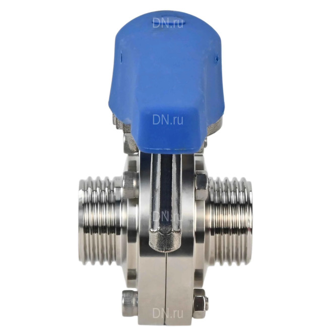 Затвор дисковый поворотный WBV3131E-2W-T-H Ду15 Ру10 резьбовой, пищевая нержавеющая сталь 304, уплотнение – EPDM, с рукояткой в Алматы