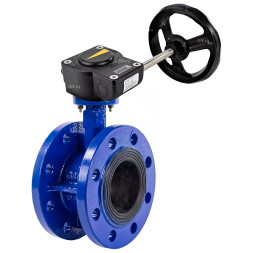 Затвор дисковый поворотный WBV1331E-2W-F-R Ду300 Ру16 фланцевый, корпус - чугун GGG40, диск - нержавеющая сталь 304, уплотнение - EPDM, с редуктором HAM RQN5-1500Z-T50