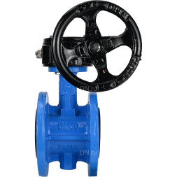 Затвор дисковый поворотный WBV1313E-2W-F-H Ду200 Ру16 фланцевый, корпус - чугун GGG40, диск - чугун GGG40, уплотнение - EPDM, с редуктором RDN RQN4-500Z-T30