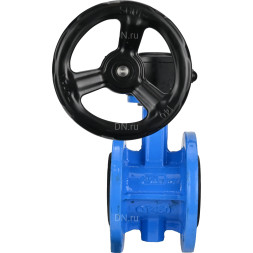 Затвор дисковый поворотный WBV1313E-2W-F-R Ду300 Ру16 фланцевый, корпус - чугун GGG40, диск - чугун GGG40, уплотнение - EPDM, с редуктором HAM RQN5-1500Z-T50