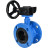 Затвор дисковый поворотный WBV1313E-2W-F-R Ду300 Ру16 фланцевый, корпус - чугун GGG40, диск - чугун GGG40, уплотнение - EPDM, с редуктором HAM RQN5-1500Z-T50 в Алматы