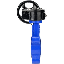 Затвор дисковый поворотный WBV1616E-2W-Fb-H Ду125 Ру16 LUG межфланцевый, корпус - чугун QT450, диск - чугун QT450, уплотнение - EPDM, с редуктором RDN RQN3-150Z-T24