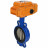 Затвор дисковый поворотный WBV1413E-2W-Fb-H Ду200 Ру16, корпус - чугун GGG50, диск - чугун GGG40, уплотнение - EPDM, с электроприводом QT-N-030EM-B1-220VAC-У1 DAR 220В (0-10В) в Алматы