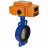 Затвор дисковый поворотный WBV1413E-2W-Fb-H Ду200 Ру16, корпус - чугун GGG50, диск - чугун GGG40, уплотнение - EPDM, с электроприводом QT-N-030EM-B1-220VAC-У1 DAR 220В (0-10В) в Алматы