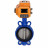 Затвор дисковый поворотный WBV1413E-2W-Fb-H Ду200 Ру16, корпус - чугун GGG50, диск - чугун GGG40, уплотнение - EPDM, с электроприводом QT-N-030EM-B1-220VAC-У1 DAR 220В (0-10В) в Алматы