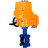 Затвор дисковый поворотный WBV1631E-2W-Fb-H Ду150 Ру16 LUG межфланцевый, корпус - чугун QT450, диск - нержавеющая сталь 304, уплотнение - EPDM, с электроприводом QT-EX-020EM-O2-220VAC-У1 220В в Алматы
