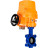 Затвор дисковый поворотный WBV1631E-2W-Fb-H Ду150 Ру16 LUG межфланцевый, корпус - чугун QT450, диск - нержавеющая сталь 304, уплотнение - EPDM, с электроприводом QT-EX-020EM-O2-220VAC-У1 220В в Алматы