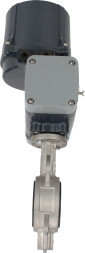 Затвор дисковый поворотный WBV3131V-2W-Fb-H Ду125 Ру16 межфланцевый, корпус - нержавеющая сталь 304, диск - нержавеющая сталь 304, уплотнение - VITON, с электроприводом четвертьоборотным QTSA-N-014EM-O0-220VAC с пружинным возвратом