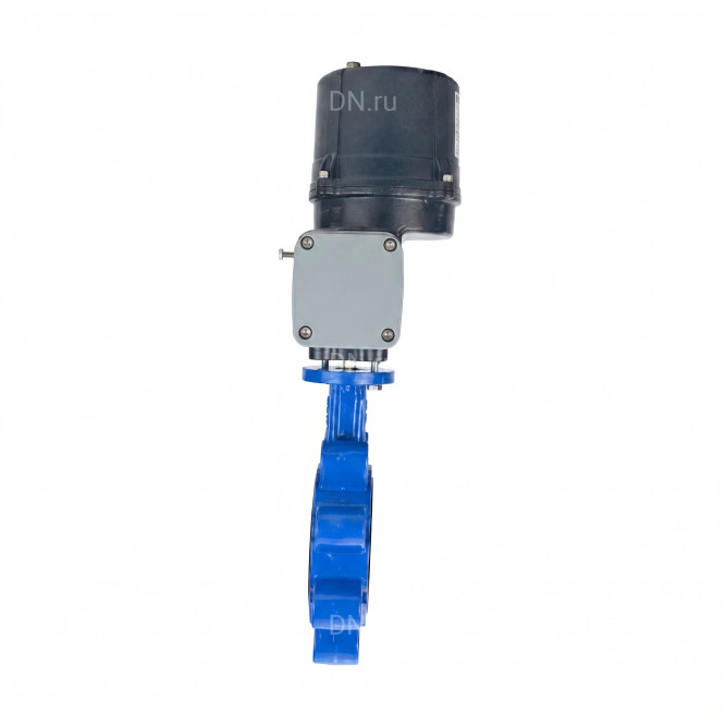 Затвор дисковый поворотный WBV1616E-2W-Fb-H Ду80 Ру16 LUG межфланцевый, корпус - чугун QT450, диск - чугун QT450, уплотнение - EPDM, с электроприводом четвертьоборотным QTSA-N-005EM-O0-220VAC с пружинным возвратом в Алматы