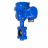 Затвор дисковый поворотный WBV1616N-2W-Fb-H Ду65 Ру16 LUG межфланцевый, корпус - чугун QT450, диск - чугун QT450, уплотнение - NBR, с электроприводом QT-N-005M-O2-380VAC-У1 с моментной муфтой и штурвалом в Алматы