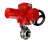 Затвор дисковый поворотный WBV3131S-2W-C-H Ду25 Ру10 кламповый, корпус - пищевая нержавеющая сталь 304, уплотнение - Silicon, с электроприводом QT-EX-005M-O2-220VAC-У1 с моментной муфтой и штурвалом в Алматы