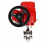 Затвор дисковый поворотный WBV3131S-2W-C-H Ду25 Ру10 кламповый, корпус - пищевая нержавеющая сталь 304, уплотнение - Silicon, с электроприводом QT-EX-005M-O2-220VAC-У1 с моментной муфтой и штурвалом в Алматы