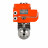 Затвор дисковый поворотный WBV3131E-2W-C-H Ду20 Ру10 кламповый, корпус - пищевая нержавеющая сталь 304, уплотнение - EPDM, с электроприводом QT-N-003EM-O1-24VDC-У1 HARK в Алматы