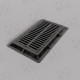 Дождеприемник чугунный ДБ-2 прямоугольный ячеистый малый