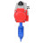Затвор дисковый поворотный WBV3432P-2W-Fb-H Ду65 Ру16, корпус - углеродистая сталь WCB, диск - нержавеющая сталь 316L, уплотнение - PTFE, с пневмоприводом PA-SA-105 с возвратными пружинами в Алматы