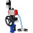 Затвор дисковый поворотный WBV1631N-2W-Fb-H Ду125 Ру16 LUG корпус - чугун QT450, диск - нержавеющая сталь 304, уплотнение - NBR, с пневмоприводом PA-DA-105, пневмораспределителем 4V320-10 AC220V, редуктором MON3-700-T38-ISO и БПВ AFC2000 в Алматы