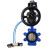 Затвор дисковый поворотный WBV1616E-2W-Fb-H Ду125 Ру16 LUG корпус - чугун QT450, диск - чугун QT450, уплотнение - EPDM, с пневмоприводом PA-DA-105-1, пневмораспределителем 4V320-10 AC220V и БКВ APL-510N EX в Алматы