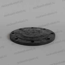 Заглушка 1-10-25 09Г2С АТК 24.200.02-90 стальная фланцевая Ду10 Ру25