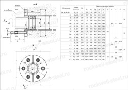 Сальник нажимной ТМ 96-16 Ду 1200 L=800мм серия 5.900-3 ТМ 96.00.00-16