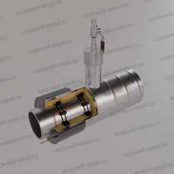 Тройник с шаровым краном воздушника, Ст 09Г2С (ГОСТ 10704-91/10705-80) 159 мм - ППУ ОЦ - ЗМКВ