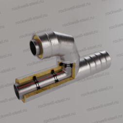 Тройник параллельный, 530х10 - 273x8 Ст 09Г2С (ГОСТ 10704-91/10705-80) - ППУ ОЦ