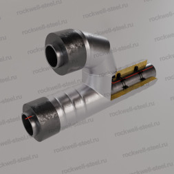Тройник параллельный, 219х8 - 133x5 Ст 20 (ГОСТ 8732-78) - ППУ ОЦ - ЗМКВ
