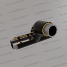 Тройниковое ответвление, 273х8 - 159x5 Ст 20 (ГОСТ 8732-78) - ППУ ПЭ