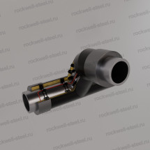 Тройниковое ответвление, 426х9 - 325x8 Ст 09Г2С (ГОСТ 8732-78) - ППУ ПЭ - МЗИ