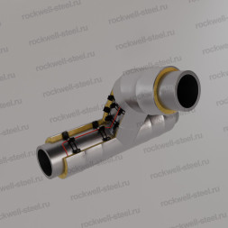Тройниковое ответвление, 273х7 - 273х7 Ст 10 — Ст 20 (ГОСТ 10704-91/10705-80) - ППУ ОЦ