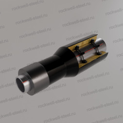 Переход, 273х8 - 108x4 Ст 09Г2С (ГОСТ 8732-78) - ППУ ПЭ - ЗМКВ