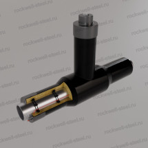 Кран шаровой DN250, Ст 10 — Ст 20 (ГОСТ 10704-91/10705-80) 273 мм - ППУ ПЭ - ЗМКВ