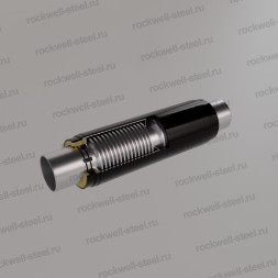 Сильфонное компенсирующее устройство, 2.СКУ.ППУ-25-50-100, Ст 09Г2С (ГОСТ 10704-91/10705-80) 57x3,5 мм - 1 - ППУ ПЭ