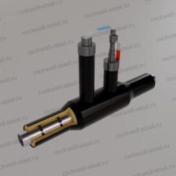 Кран шаровой DN300 с воздушником, Ст 09Г2С (ГОСТ 8732-78) 325 мм - ППУ ПЭ