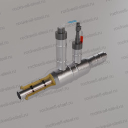 Кран шаровой DN300 с воздушником, Ст 20 (ГОСТ 8732-78) 325 мм - ППУ ОЦ