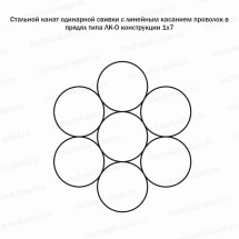 Канат стальной 0.85 мм ГОСТ 3062-80