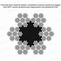 Канат стальной 14,5 мм ГОСТ 3089-80