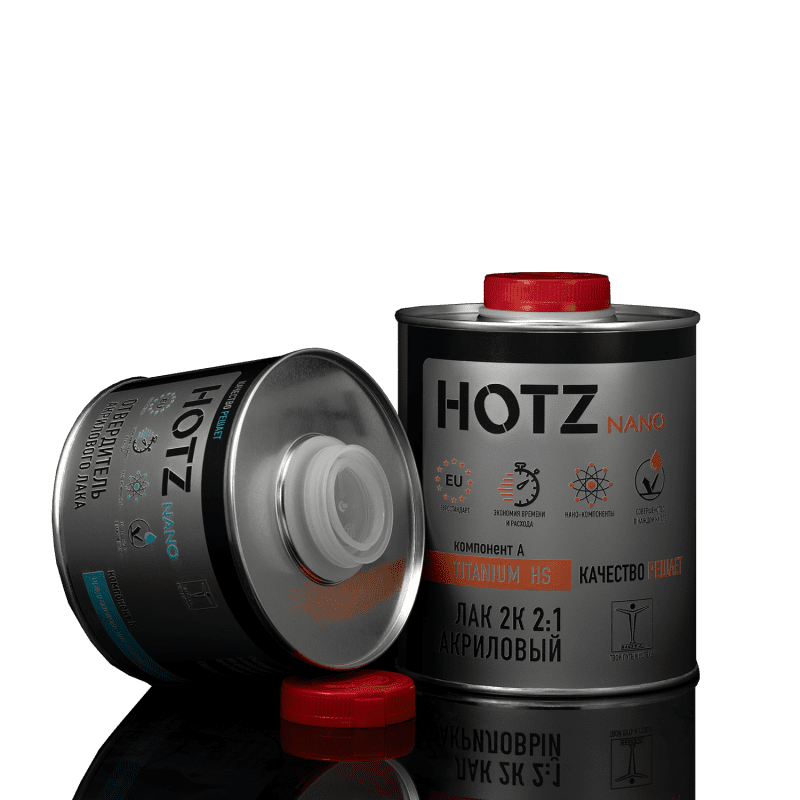 2К акриловый лак hotz ТИТАН  titanium hs