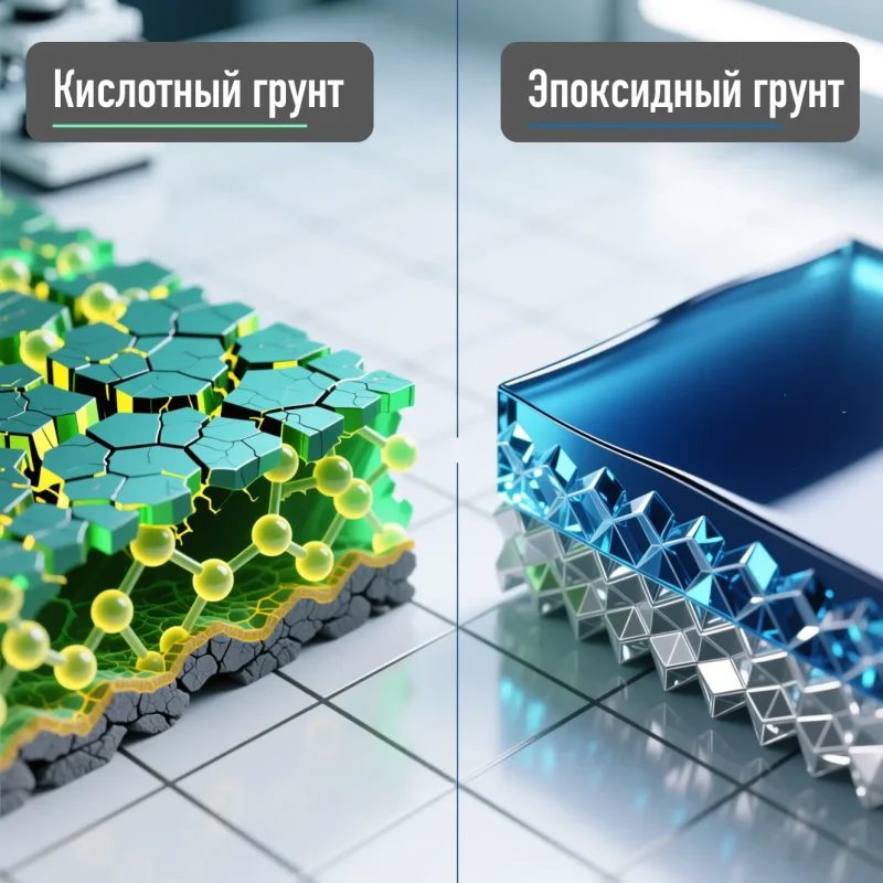кислотный или эпоксидный грунт