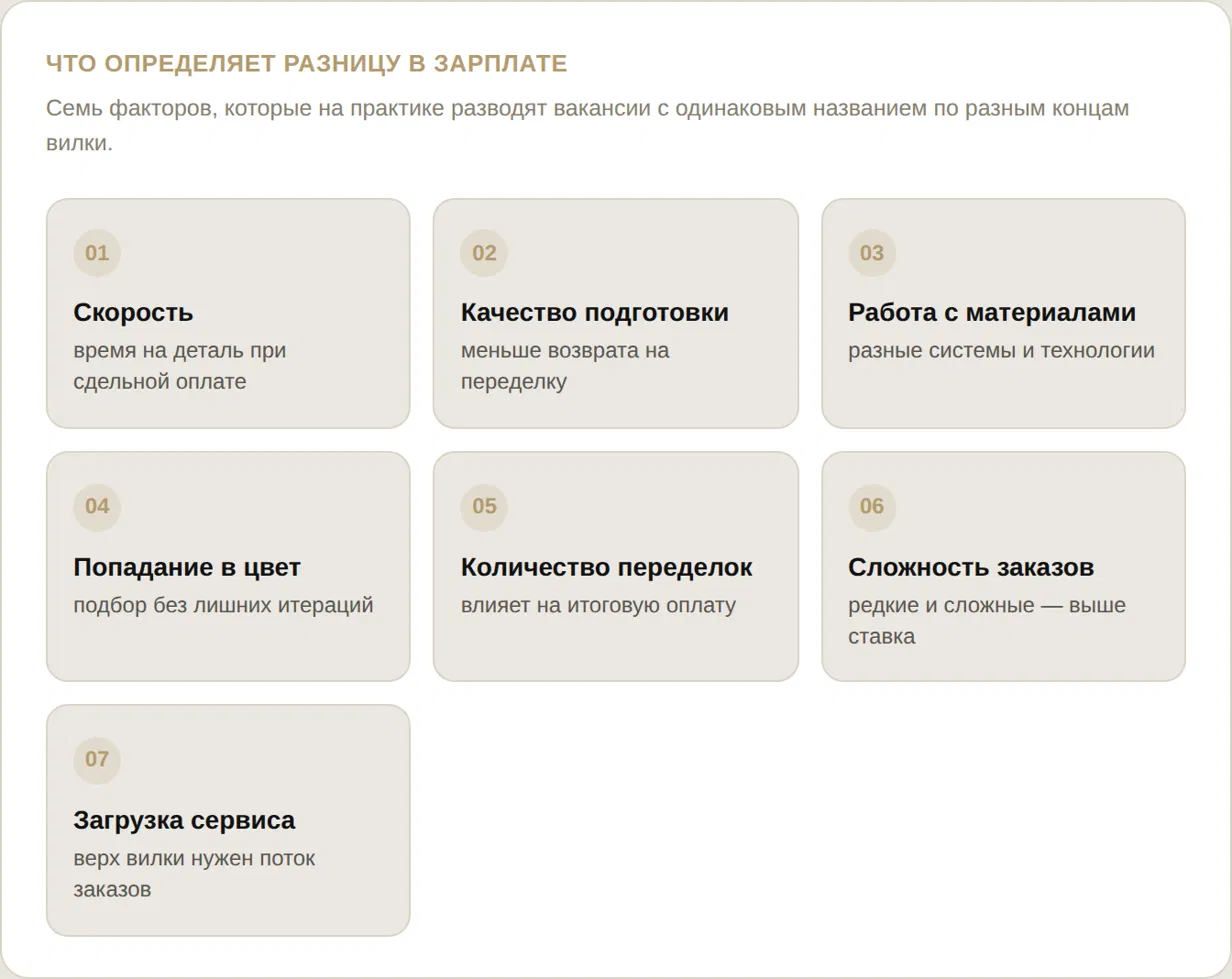 Что определяет разницу в зарплате