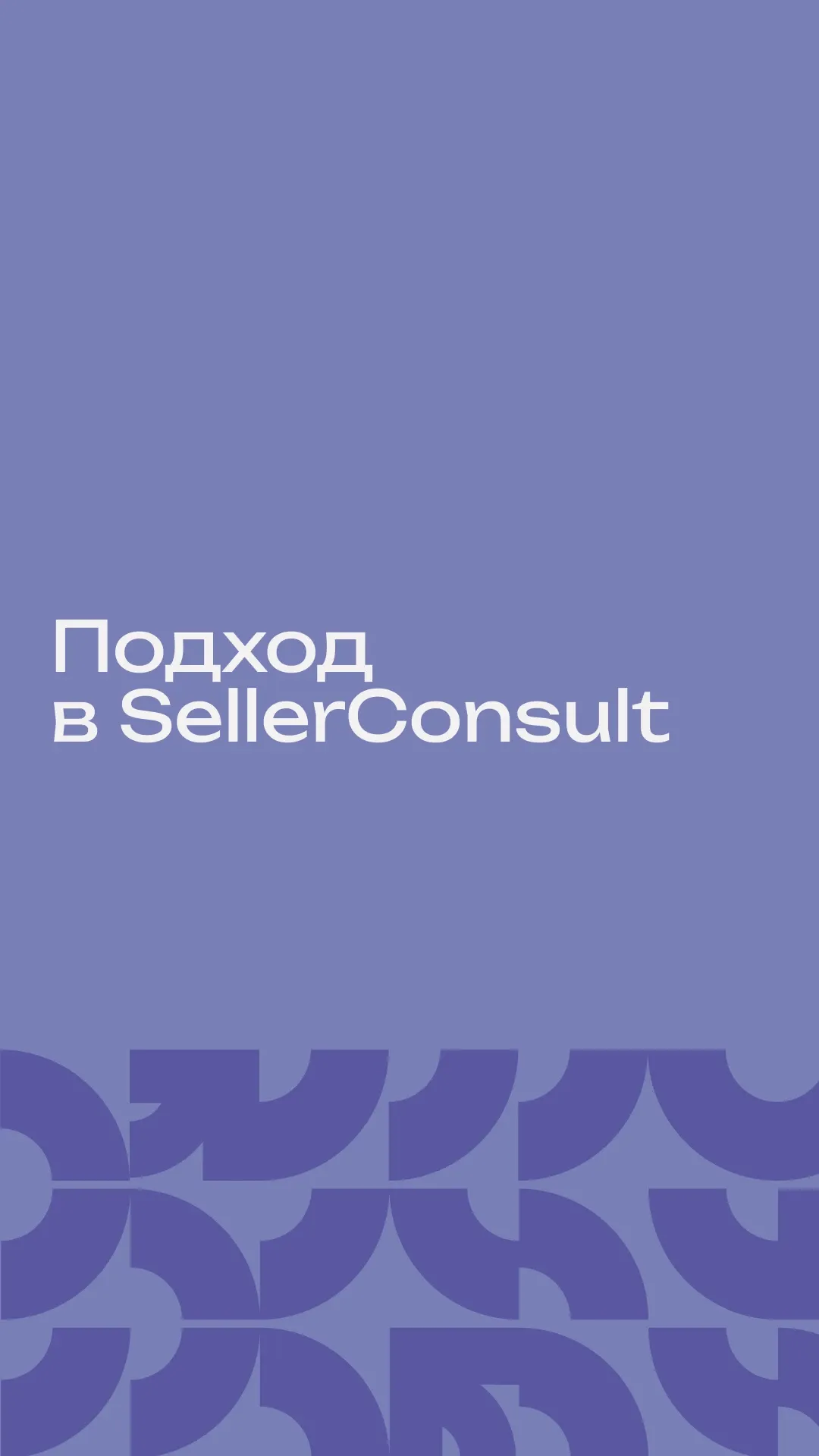 Подход в SellerConsult