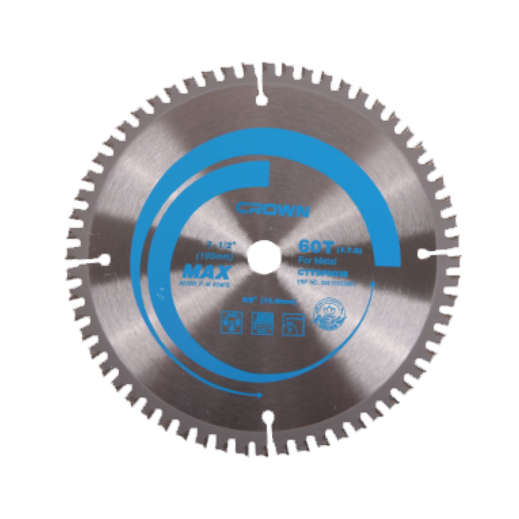 Диск пильный Crown CTTSP0023 металл 185х20мм 60Т