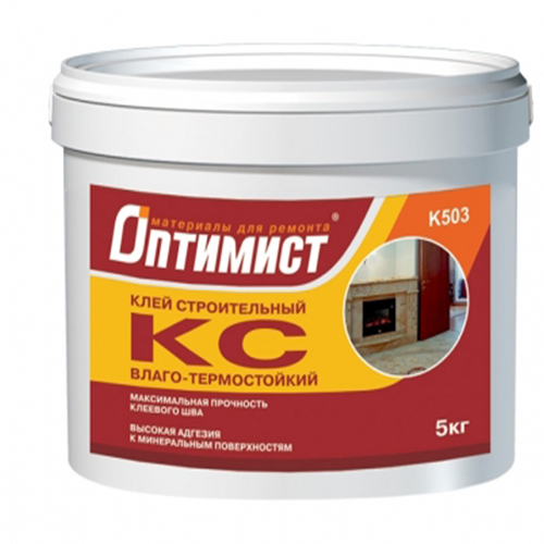 Клей универсальный строительный КС "Оптимист" 5кг. K 503