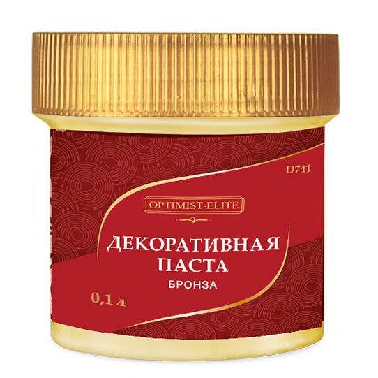 Паста декоративная БРОНЗА 0,1л. D 741