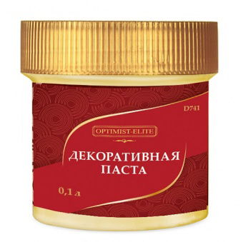 Паста декоративная ЗОЛОТО 0,1л. D 741